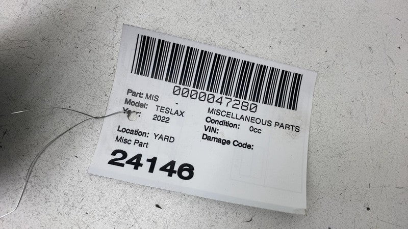 110512000E ⭕ 2016-2023 Tesla Model X Rear B-Pillar Trim Cover Racetrack Left 1105120-00-E