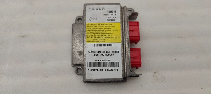 103222400B ⭕ 16-19 Model S Passive Safety Restraint Control Module Crash Data 1032224-00-B