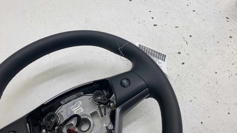 ⭕ 2020-2024 Tesla Model Y Steering Wheel Leather Black Heated OEM 1490