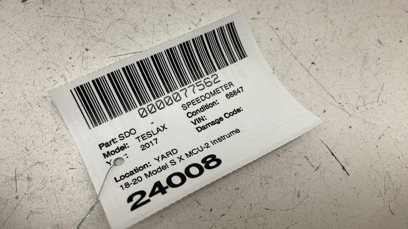 ⭕ 17-20 Model X MCU-2 Instrument Cluster Speedometer Display Screen 14