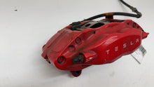 ⭕ 16-20 Model X Front Left Brembo Caliper w/ Brake Hose Line Red LH 1027621-01-A