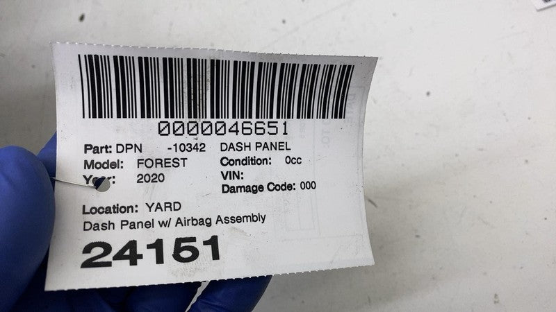 2019-2024 Subaru Forester Front Dash Dashboard Instrument Panel Gray Assembly