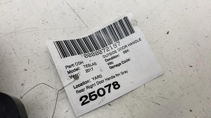 ⭕ 2016-2020 Model S Rear Right Exterior Door Handle Outer Gray PMNG 10