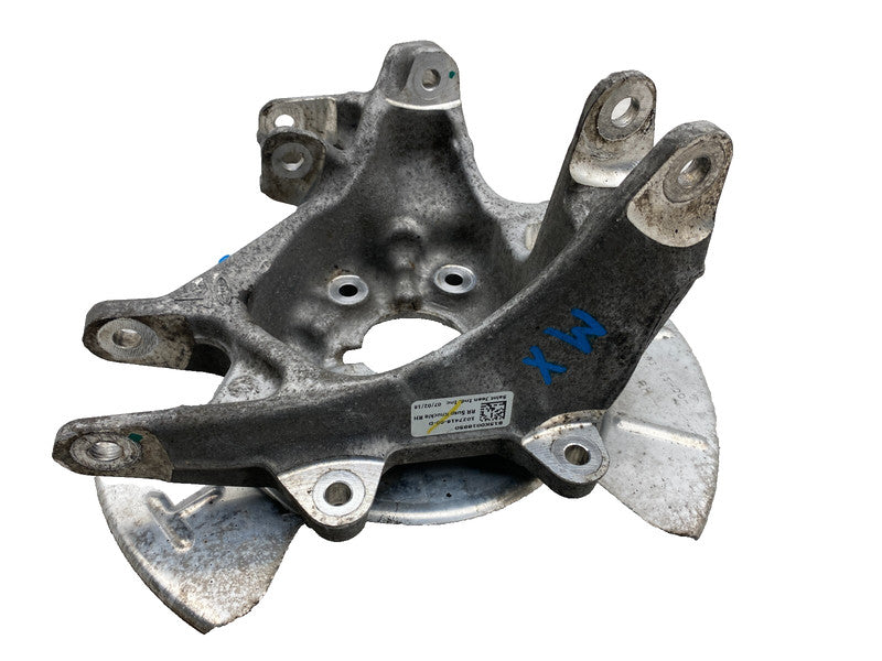 ⭕16-20 Model X Rear Right Suspension Spindle Knuckle w/ Dust Shield 10