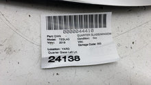 ⭕ 17-20 Tesla Model 3 Rear Driver Quarter Fixed Window Glass Left 1080703-00-H