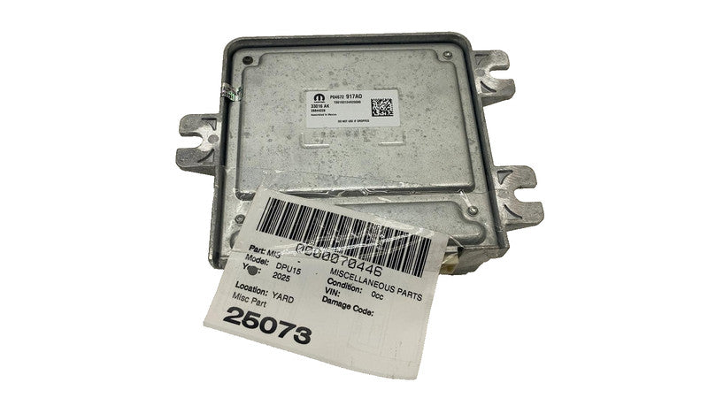 ⭕ 2025 Ram 1500 Pickup Mopar Central Adas Decision Module Unit OEM 046