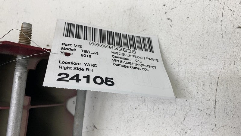 ⭕ 2017-2023 Tesla Model 3 Front Passenger Crush Can Reinforcement Rail Bar Right