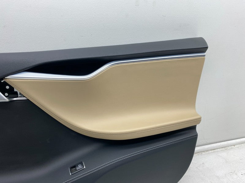 100793620L ⭕ 12-15 Model S Front Right Interior Door Panel Trim Card Cover RH 1007936-20-l