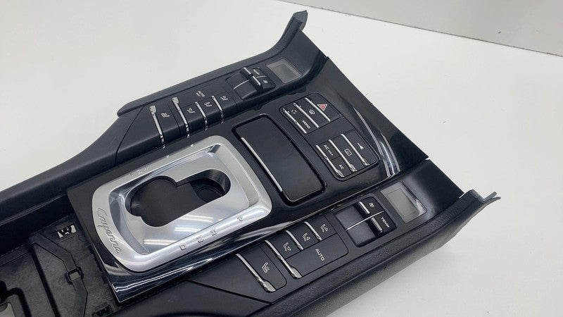 7P5863419 2011-2017 Porsche Cayenne Front Center Console Switch Control Panel Trim Black