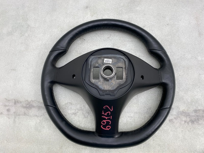 1036774-00-C ⭕ 12-15 Tesla Model S Driver Steering Wheel Heated Black Assembly 1036774-01-A