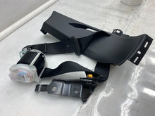 ⭕ 12-15 Model S Rear Right Seatbelt & Retractor + Mid C-Pillar Trim 1023136-00-C