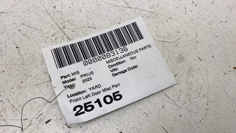 6783247130 ⭕ 2023-2025 Toyota Prius Front Left Door Service Access Cover Panel 67832-47130