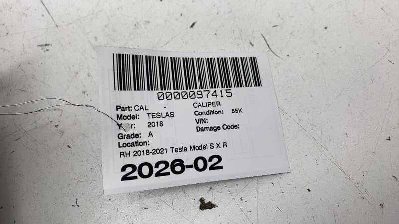⭕ 18-21 Model S X Rear Passenger Caliper w/ Brake Hose Line Right 1078