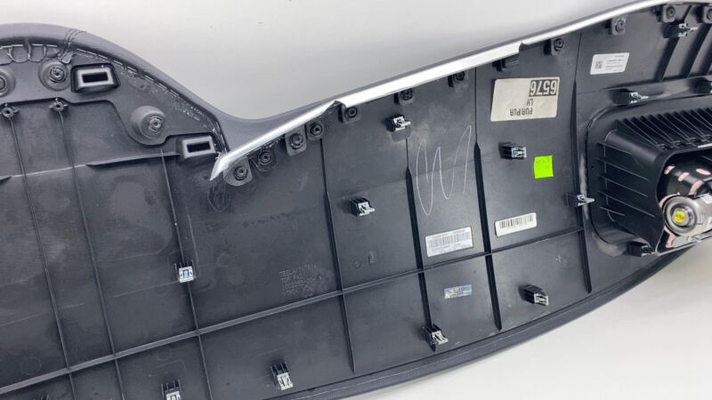 1463361-99-B 2012-2015 Tesla Model S MS Dashboard Instrument Panel Dash Trim Cover Black Assy