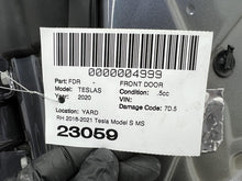 2016-2020 Tesla Model S MS Front Passenger Side Door Shell Right RH Gray PMNG