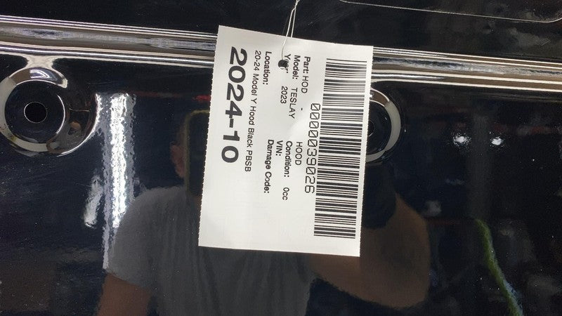 2020-2024 Tesla Model Y Front Bonnet Hood Shell Panel Assembly OEM Bla