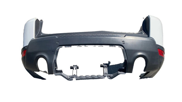 ⭕ 14-17 Land Range Rover Sport Rear Bumper Cover w/ Park Sensors White - LRC867