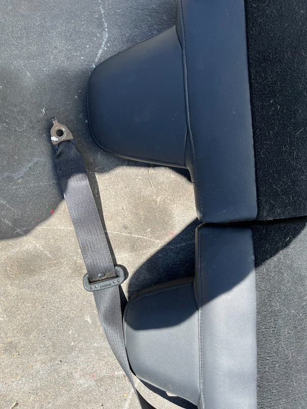 2012-2015 Tesla Model S Rear 2nd Row Seat Upper Cushion w/ Bolster Leather Black