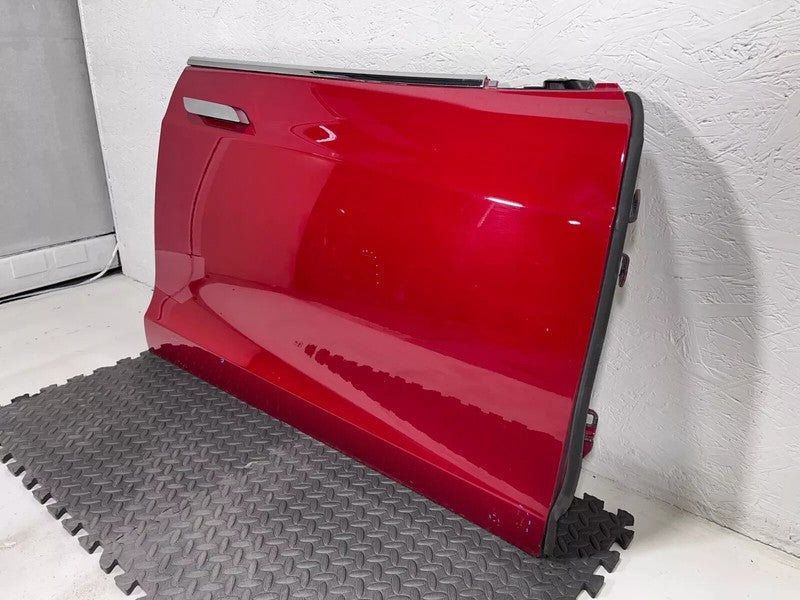 ⭕ 2016-2020 Tesla Model S MS Front Passenger Side Door Panel Right Used OEM Red