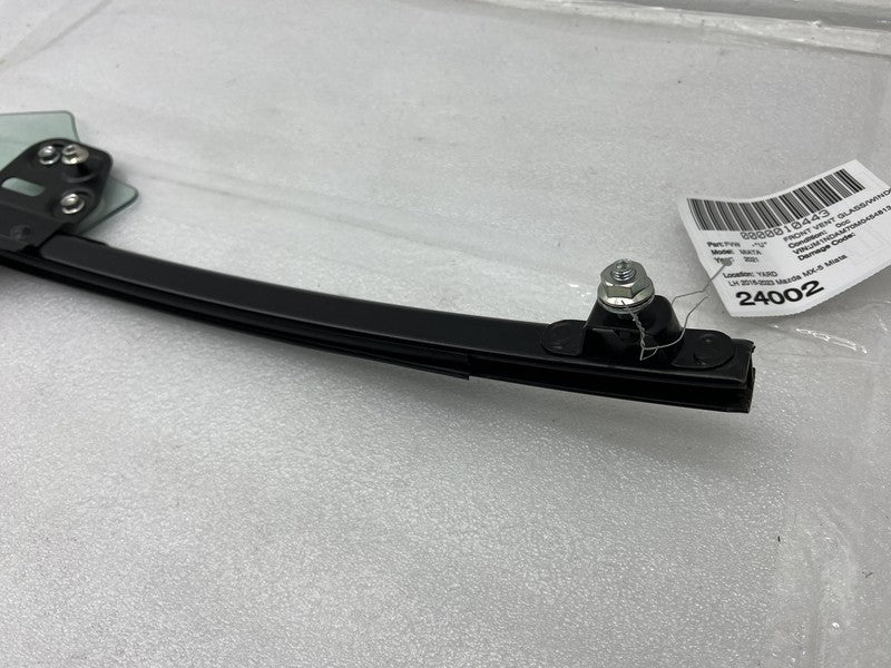 NA1P 59 661C 2016-2023 Mazda MX-5 Miata Front Driver Side Pillar Vent Door Glass Left LH Assy