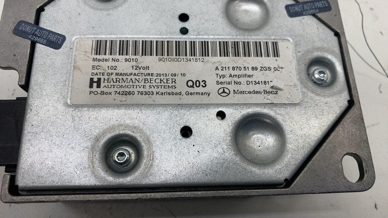 ⭕ 08-18 Mercedes-Benz E-Class W212 Harman Becker Audio Amplifier AMP A