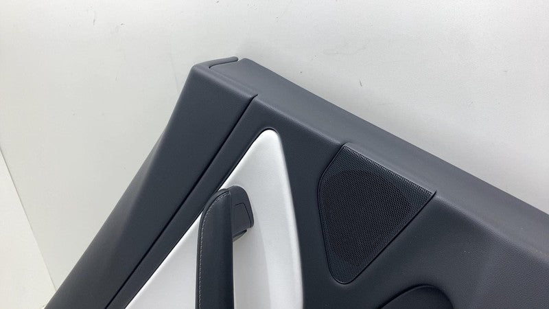 1105095 00 2017-2020 Tesla Model 3 M3 Rear Driver Side Door Panel Trim Cover White Left LH