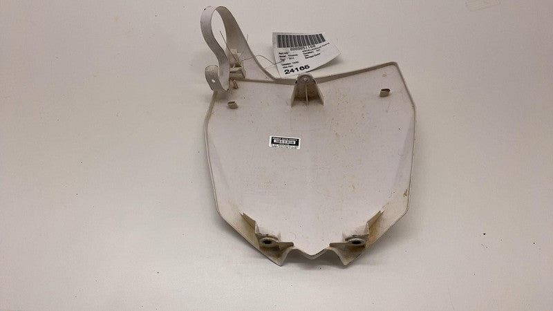 ⭕ 2006-2014 Yamaha YZ125 YZ250 YZ250F YZ450F Front Number Plate White 