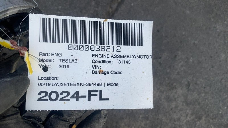 1120990 00 F ⭕ 2017-2020 Tesla Model 3 Rear Drive Unit Engine Electric Motor AWD 1120990-00-F