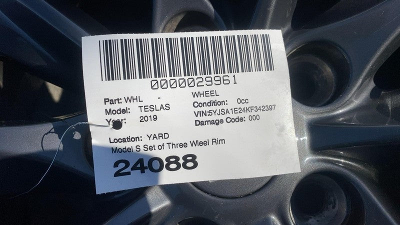 ⭕ 16-20 Tesla Model S MS Wheel Rim 19" inch 19x8.0 J +40MM 10-Spoke 10