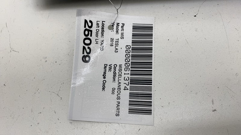 1100437-00-B ⭕ 2017-2023 Tesla Model 3 Left B-Pillar Applique Glass Trim Molding w/ Camera LH