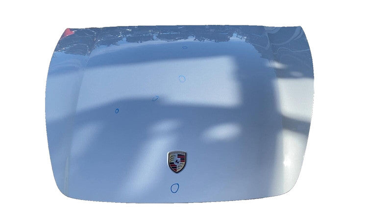 2011-2014 Porsche Cayenne Front Bonnet Hood Shell Panel Cover Assy Silver - LX7W