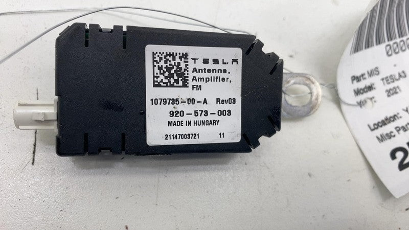 ⭕ 17-23 Tesla Model 3 Y Infotainment Antenna Amplifier AMP Radio FM 10