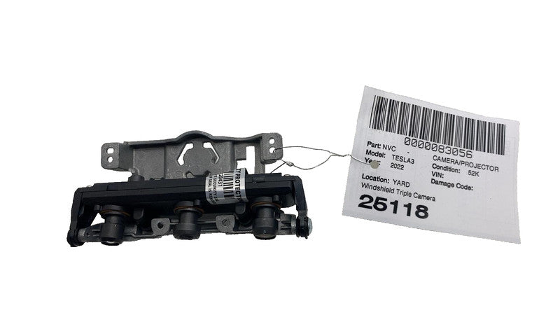 ⭕ 17-23 Tesla Model 3 Front Forward Facing Adjustable Triple Camera 1143746-00-D