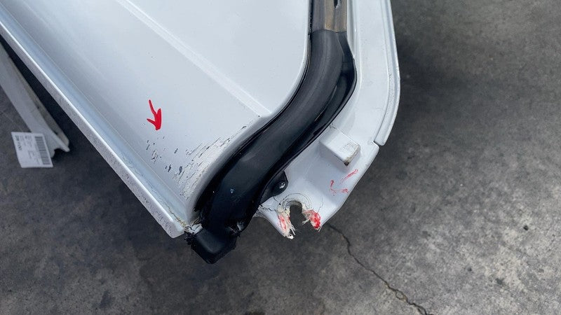 ⭕ 11-18 Jeep Wrangler 4-Door Hard Top Panel Roof Cab Clip White - PW7 OEM DAMAGE