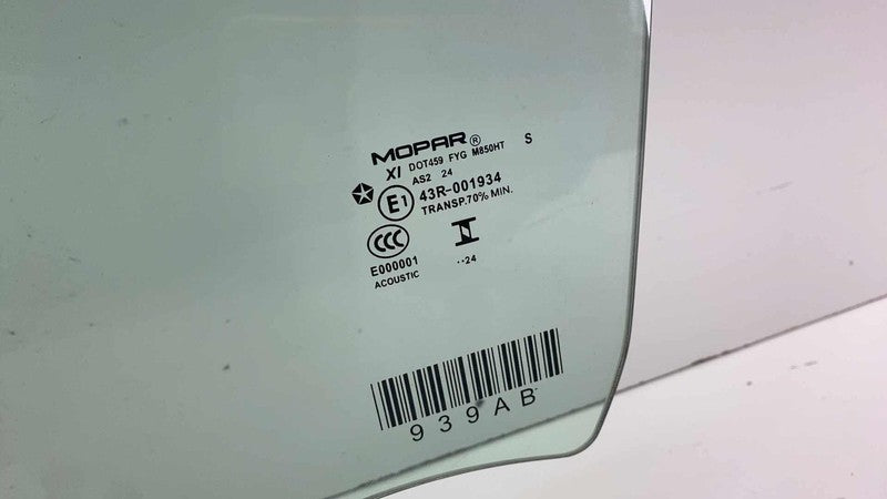 ⭕ 2017-2025 Chrysler Pacifica Front Driver Side Door Window Glass Left LH Assy