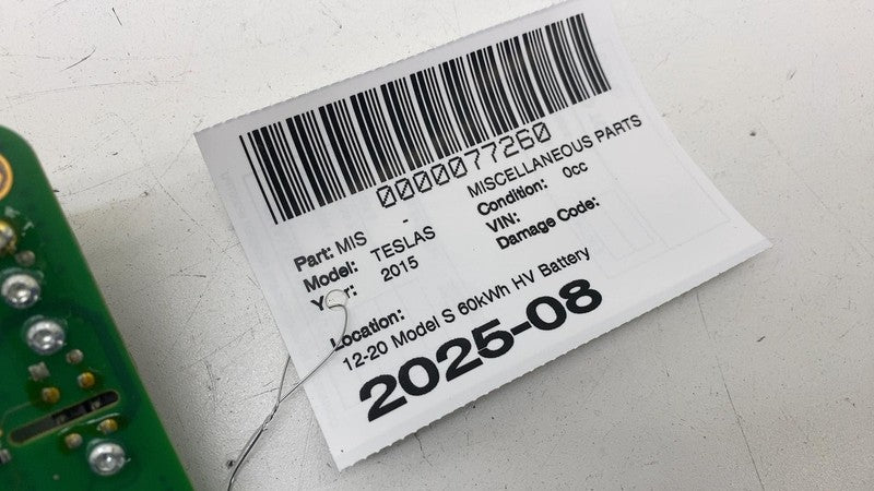 104570802A 12-20 Model S 60kWh HV Battery Management System Module Motherboard 1045708-02-A