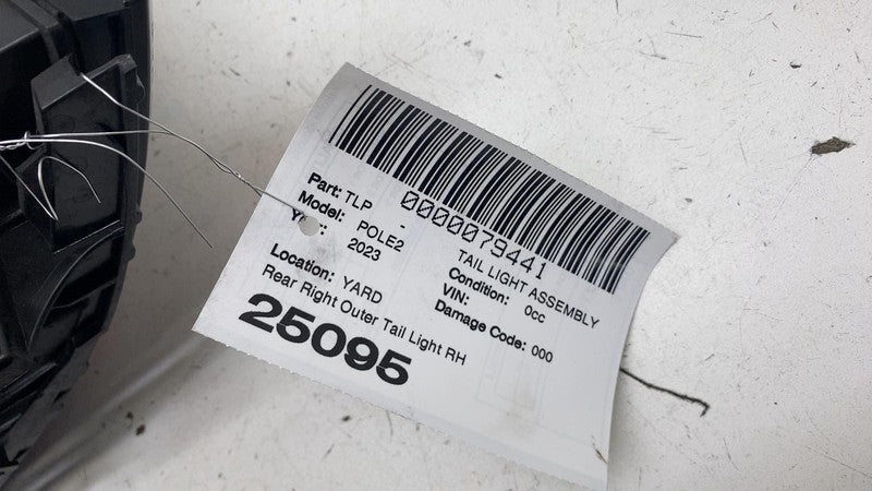 ⭕ 2021-2024 Polestar 2 Rear Right Quarter Panel Outer LED Tail Light Lamp Assy
