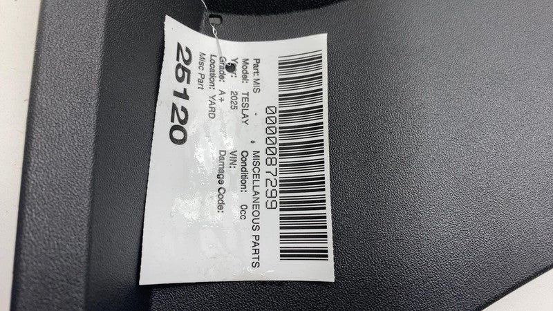 1619812-00-B ⭕ 20-24 Tesla Model Y Rear Section Underhood HEPA Apron Cover Trim 1619812-00-B