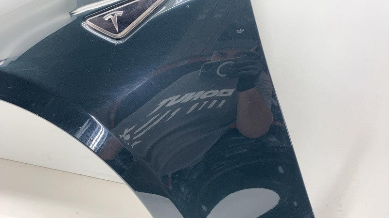 ⭕ 12-20 Tesla Model S Front Driver Side Fender Shell Panel Left LH Green - PMSG