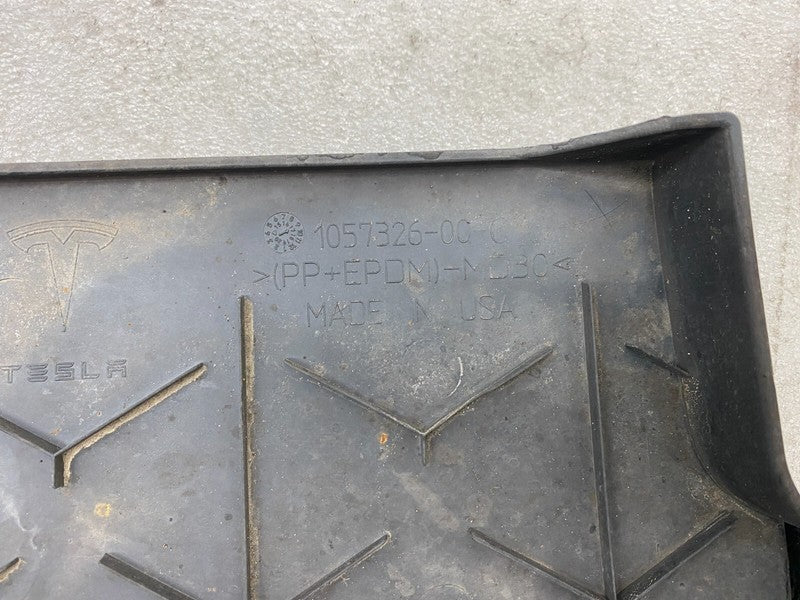 1057326 00 C ⭕ 16-20 Model S Rear Bumper Splash Aero Shield Under Body Diffuser 1057326-00-C