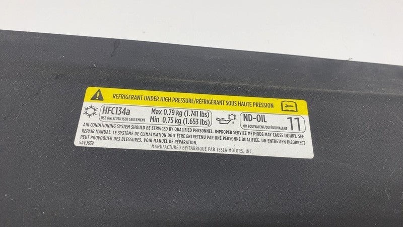⭕ 2016-2020 Tesla Model S Front Right Under Hood Apron Trim Panel 1060