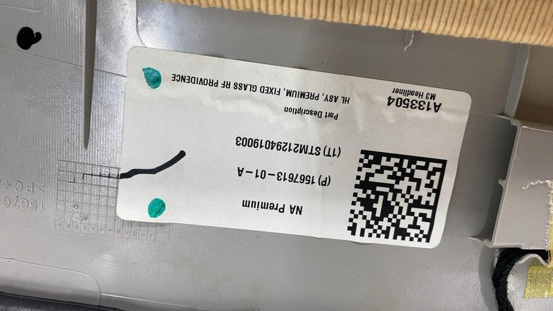 156761301A 2017-2023 Tesla Model 3 Panoramic Sunroof Ceiling Moon Roof Headliner Trim Assy