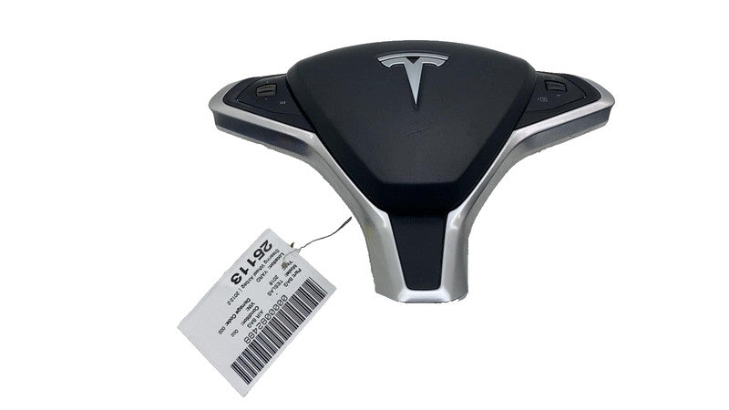 102338101F ⭕ 12-15 Model S MS Steering Wheel Airbag w/ Control Switch & Bezel 1023381-01-F