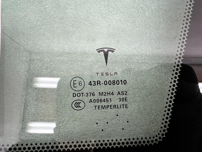 ⭕ 12-20 Tesla Model S Rear Passenger Side Quarter Fixed Glass Right 10