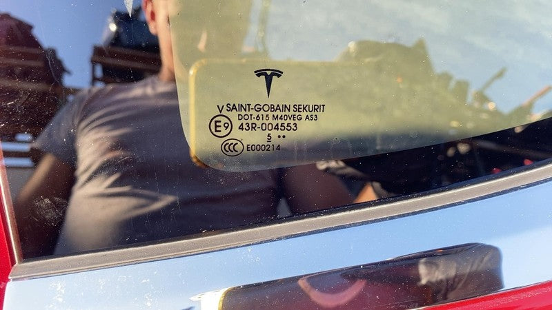 ⭕ 2016-2020 Tesla Model X Rear Driver Side Quarter Panel Cutout Left LH Red PPSR