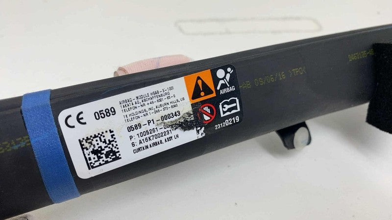 ⭕ 2012-2020 Tesla Model S Driver Side Roof Curtain Safety Airbag Left 