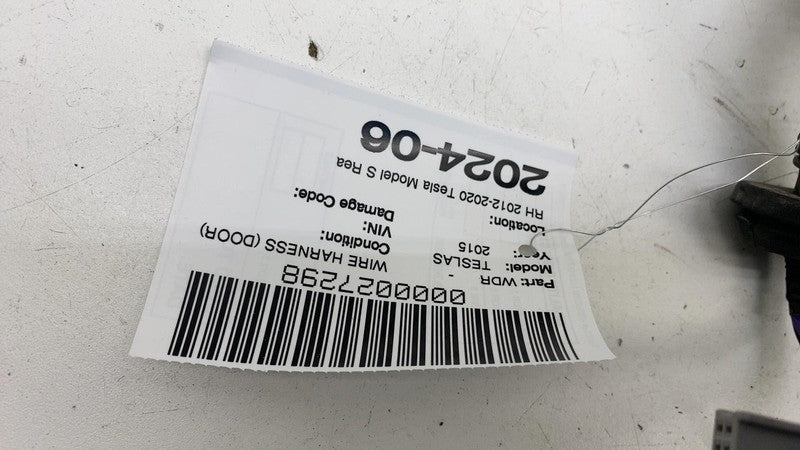 ⭕ 12-20 Model S Rear Door Wiring Harness Cable Wire Loom Right RH 1004
