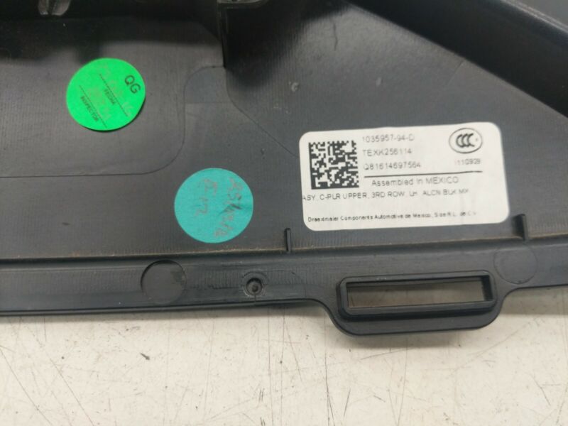1035957-00-A ⭕21-22 Tesla Model X Left C-Pillar Upper 3rd Row Trim Panel w/ Vent 1035957-94-D
