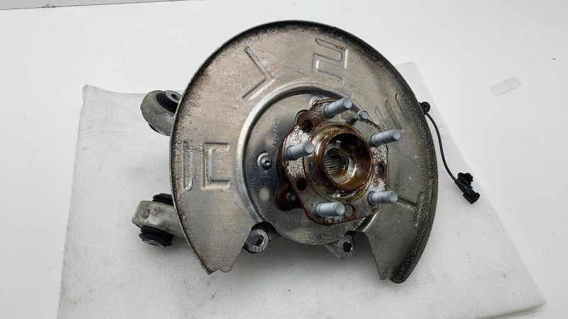 104412300B 2017-2023 Tesla Model 3 Rear Left Suspension Knuckle Spindle w/ Shield & ABS RWD
