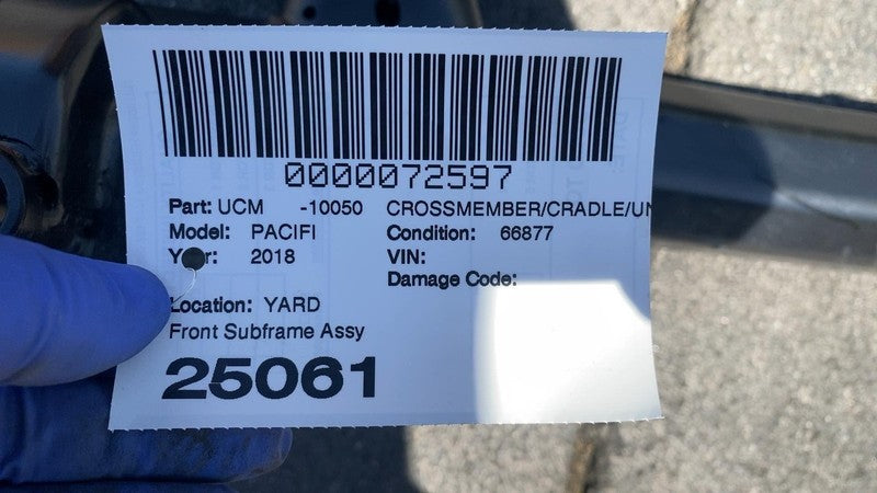⭕ 17-24 Chrysler Pacifica Front Undercarriage Subframe Crossmember Cradle FWD
